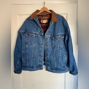 Rare Denim Jacket w/ Flannel Lining - The Postman Movie